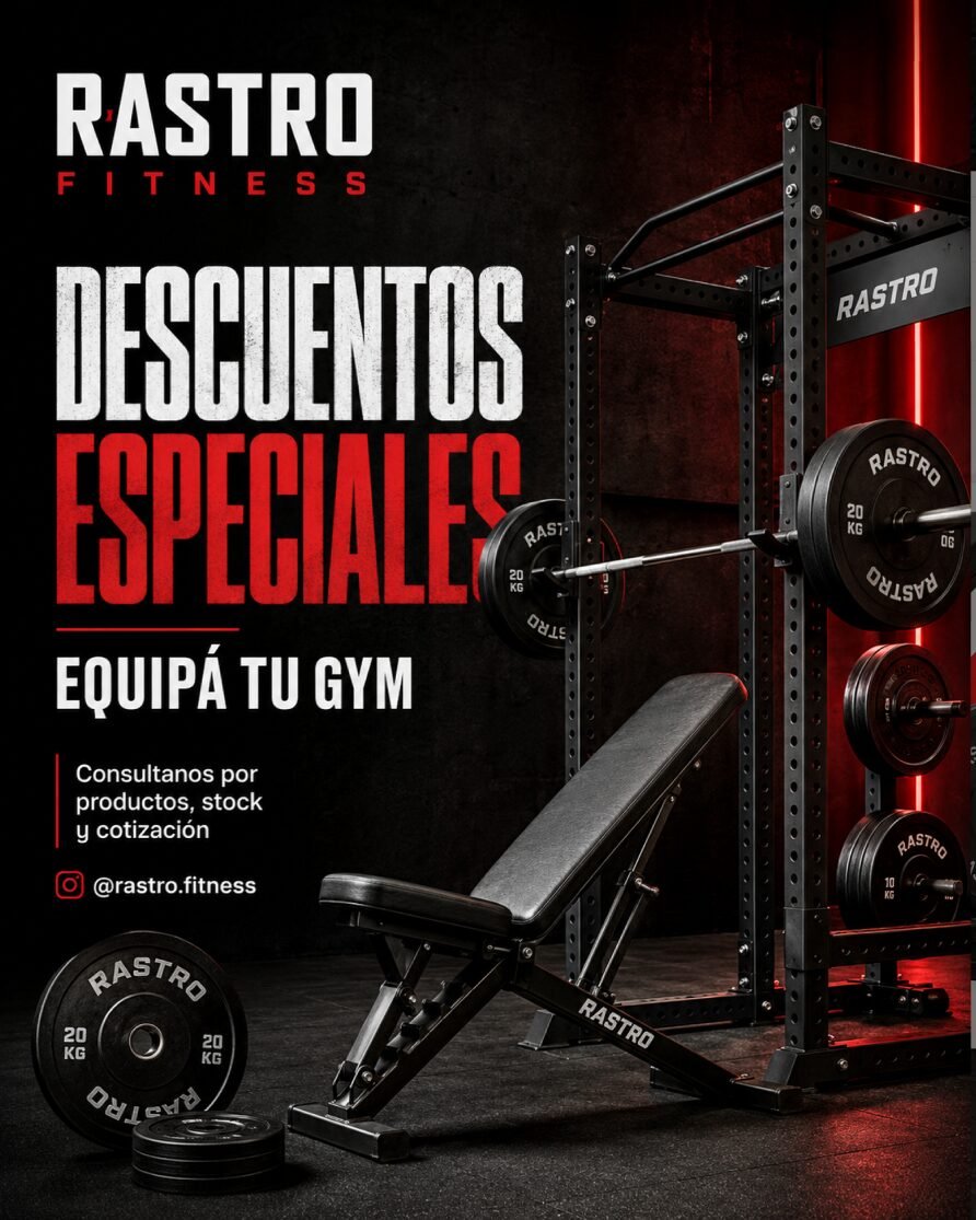 Descuentos especiales · Equipá tu gym