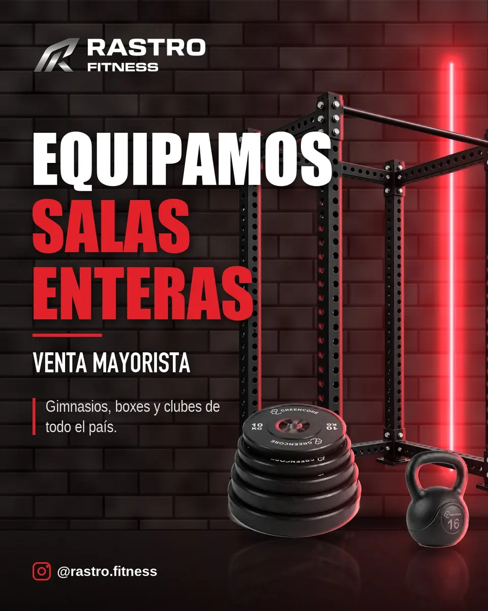 Equipamos salas enteras: gimnasios, boxes y clubes